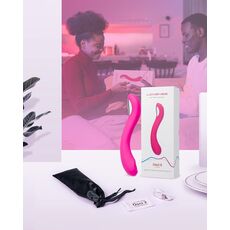 Vibrator G Spot Videochat Lovense "Osci 2" 22 cm - Roz