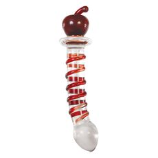 Dildo Sticla Adam & Eve "Twisted Crystal Decor" 20,3 cm