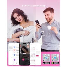 Vibrator G Spot Videochat Lovense "Osci 2" 22 cm - Roz