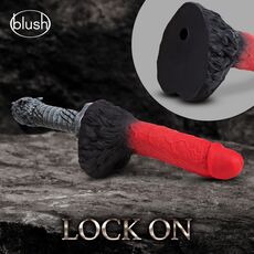 Dildo Blush "The Realm Rougarou Lock On Werewolf Lycan" 29,8 cm - Argintiu##