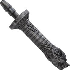 Dildo Blush "The Realm Rougarou Lock On Werewolf Lycan" 29,8 cm - Argintiu