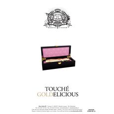 Vibrator Touche »Goldelicious« 20 cm - Aur 18K