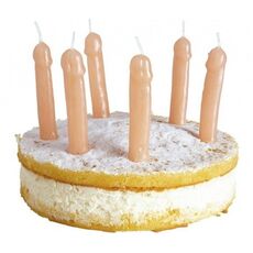 Set Lumanari Ceara Erotica "Candles Penis" 7 cm - Natural##