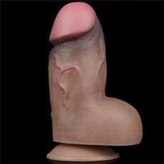 Dildo 7" Dual Layered Platinum Silicone [ 18,2 cm x 6,6 cm ]#