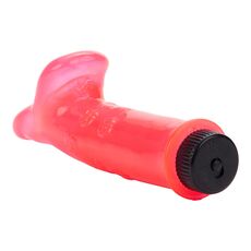 Vibrator Calexotics »Climaxer« 14 cm - Rosu - vedere laterala