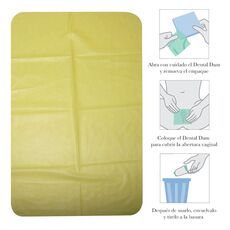 Prezervativ Oral pentru Femei EXS "Dental Dam" 1 Bucata - Banana##