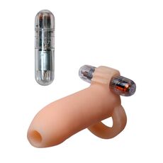 Manson Penis cu Vibratii Pipedream "Real Feel" 13 cm - Natural##