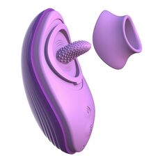 Vibrator cu Limba si Incalzire Pipedream »Fantasy for Her« 13 cm - dimensiuni complete