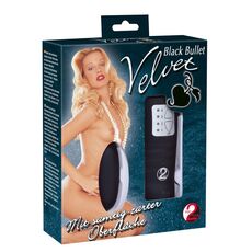 Ou Vibrator You2Toys »Velvet« 6 cm - Negru