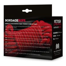 Sfoara Bondage Fetish Dreams "Bondage Rope" 3 Metri - Rosu##