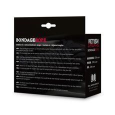 Sfoara Bondage Fetish Dreams "Bondage Rope" 3 Metri - Negru##