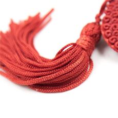 Ornamente Sfarcuri Red Heart Nipple Pasties cu Ciucuri - Rosu