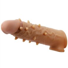 Prelungitor de Penis Profesional, cu Tepi silicon si inel testicole - detaliu finisaj