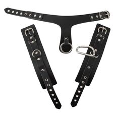 Catuse ZADO "Leather Fesselset" - Negre##