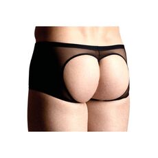 Chiloti Barbati Boxeri Plasa Transparent Softline - Negru - culoare si material