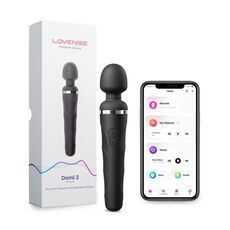 Aparat de masaj Lovense »Domi 2« 23,4 cm - Negru