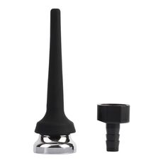 Set Cap de Dus Irigator Intim Tapered Silicone Enema, Anal Shower, 11,2 cm - dimensiuni complete