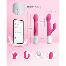 Vibrator Videochat Lovense »Nora« 20 cm - Roz