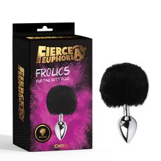 Butt Plug Anal Chisa Novelties "Fiercea Euforia" 14 cm - Argintiu##