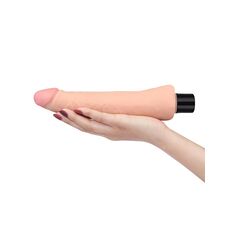 Vibrator Ultrarealistic Cyberskin, Real Softee, 10 Vibratii, [24 cm x 3,8 cm]#