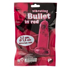 Ou Vibrator You2Toys »Vibrating Bullet in Red« 5,5 cm - Rosu