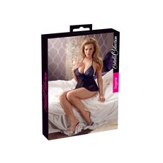 Babydoll Cottelli Collection Wanda Dantela - Negru