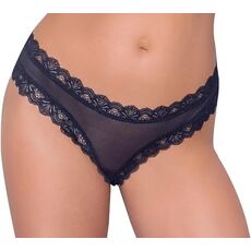 Chiloti Sexy Talie Inalta Cottelli LINGERIE - Negru - dimensiuni complete
