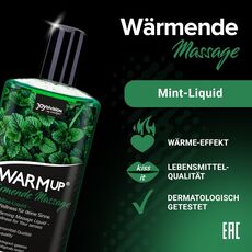 Ulei Masaj WarmUp "Menta" - 150 ml - vedere laterala