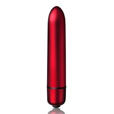 Mini Vibrator Rocks-Off &raquo;Scarlet Velvet&laquo; 16,2 cm - Rosu - detaliu design
