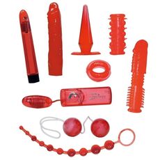 Set You2Toys »Red Roses« 9 Piese - Rosu