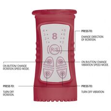 Vibrator Shots Toys »Delfin« 23 cm - Rosu