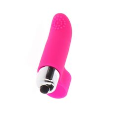 Vibrator Degetar ToyJoy »Tickle Pleaser« 9 cm - Roz