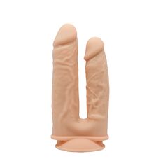 Dildo Dublu Dream Toys "Real Love" 19,5 cm - Natural