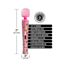 Aparat Masaj Adam & Eve »Stoner Vibes« 20,3 cm - Roz##
