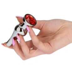 Butt Plug Anal Toyz4Lovers "Ace of Spades" 10 cm - Argintiu##