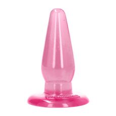 But Plug Milo Toyz4Lovers "Transparent Roz"14 cm - Roz