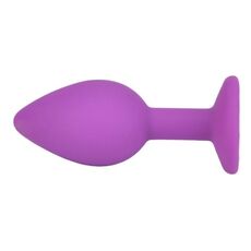 Plug Anal Loving Joy »Ewelled Silicone Butt Plug« 7,4 cm - Violet