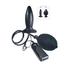 Vibrator Anal »Toyz4Lover« 11 cm - Negru