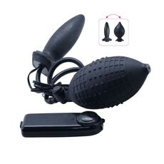Vibrator Anal »Toyz4Lover« 11 cm - Negru
