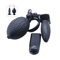 Vibrator Anal »Toyz4Lover« 11 cm - Negru