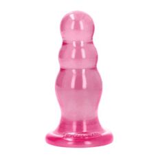 Butt Plug Anal Toyz4Lovers  "Olmo" 16,5 cm - Roz - vedere frontala