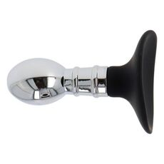 Butt Plug Anal Toyz4Lovers "Aluminiu" 8.3 cm - Argintiu##