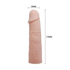 Prelungitor Penis Baile &raquo;Big Man&laquo; 17 cm - Natural