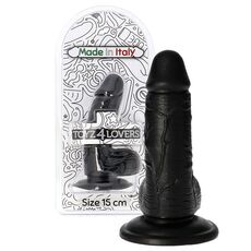Dildo cu scrot Toyz4Lovers "Orazio" 15 cm - Negru