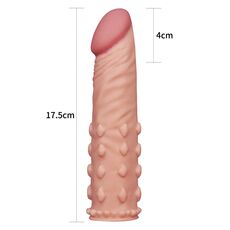 Prelungitor Penis Lovetoy &raquo;Super Realistic X-Tra&laquo; 19 cm - Natural