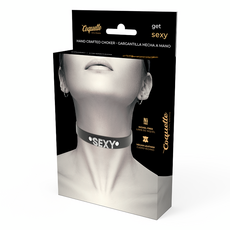 Chocker  Coquette "Sexy" - Negru