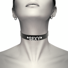Chocker Coquette "Sexy" - Negru