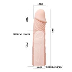 Prelungitor Penis Baile &raquo;Big Man&laquo; 17 cm - Natural
