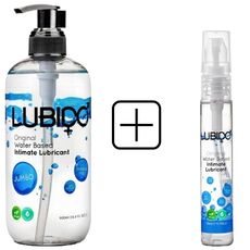 Pachet Lubrifiant Intim Lubido 500ml + Lubrifiant Intim Lubido 30ml