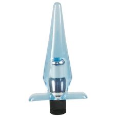 Vibrator Anal Seven Creations »Blue Slimline« 11 cm - Albastru